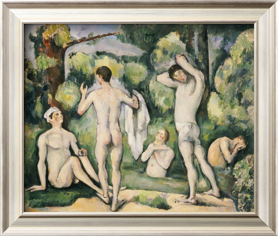 The Five Bathers, C.1880-82 - Paul Cezanne Painting